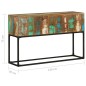 vidaXL Konsolentisch 120x30x75 cm Altholz Massiv vidaXL Konsolentisch 120x30x75 cm Altholz Massiv