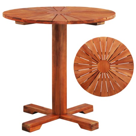 vidaXL Bistrotisch 70x70 cm Akazie Massivholz 