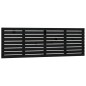 vidaXL Wand-Kopfteil Schwarz 166x3x63 cm Massivholz Kiefer