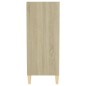 vidaXL Sideboard Weiß Sonoma-Eiche 57x35x90 cm Holzwerkstoff vidaXL Sideboard Weiß Sonoma-Eiche 57x35x90 cm Holzwerkstoff