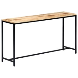 vidaXL Konsolentisch 140 x 35 x 76 cm Massivholz Mango