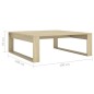 vidaXL Couchtisch Sonoma-Eiche 100x100x35 cm Holzwerkstoff vidaXL Couchtisch Sonoma-Eiche 100x100x35 cm Holzwerkstoff