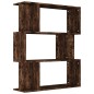 vidaXL Bücherregal/Raumteiler Räuchereiche 80x24x96 cm Holzwerkstoff vidaXL Bücherregal/Raumteiler Räuchereiche 80x24x96 cm Holzwerkstoff