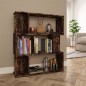vidaXL Bücherregal/Raumteiler Räuchereiche 80x24x96 cm Holzwerkstoff vidaXL Bücherregal/Raumteiler Räuchereiche 80x24x96 cm Holzwerkstoff