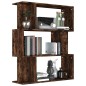 vidaXL Bücherregal/Raumteiler Räuchereiche 80x24x96 cm Holzwerkstoff vidaXL Bücherregal/Raumteiler Räuchereiche 80x24x96 cm Holzwerkstoff