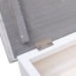 vidaXL Schuhschrank Grau 50 x 28 x 98 cm Paulownia Holz vidaXL Schuhschrank Grau 50 x 28 x 98 cm Paulownia Holz