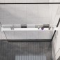 vidaXL Duschablage für Begehbare Dusche Weiß 115 cm Aluminium vidaXL Duschablage für Begehbare Dusche Weiß 115 cm Aluminium