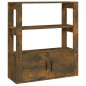 vidaXL Sideboard Räuchereiche 80x30x90 cm Holzwerkstoff vidaXL Sideboard Räuchereiche 80x30x90 cm Holzwerkstoff