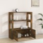 vidaXL Sideboard Räuchereiche 80x30x90 cm Holzwerkstoff vidaXL Sideboard Räuchereiche 80x30x90 cm Holzwerkstoff