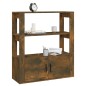 vidaXL Sideboard Räuchereiche 80x30x90 cm Holzwerkstoff vidaXL Sideboard Räuchereiche 80x30x90 cm Holzwerkstoff
