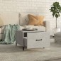 vidaXL Couchtische mit Metallbeinen 2 Stk. Betongrau 50x50x40 cm vidaXL Couchtische mit Metallbeinen 2 Stk. Betongrau 50x50x40 cm