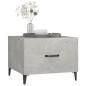 vidaXL Couchtische mit Metallbeinen 2 Stk. Betongrau 50x50x40 cm vidaXL Couchtische mit Metallbeinen 2 Stk. Betongrau 50x50x40 cm
