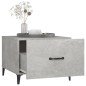 vidaXL Couchtische mit Metallbeinen 2 Stk. Betongrau 50x50x40 cm vidaXL Couchtische mit Metallbeinen 2 Stk. Betongrau 50x50x40 cm