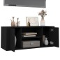 vidaXL TV-Schrank Schwarz 100x35x40 cm Holzwerkstoff vidaXL TV-Schrank Schwarz 100x35x40 cm Holzwerkstoff