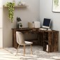 vidaXL Eckschreibtisch Räuchereiche 120x140x75 cm Holzwerkstoff vidaXL Eckschreibtisch Räuchereiche 120x140x75 cm Holzwerkstoff