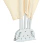 vidaXL Faltbarer Terrassen-Seitenfächer Creme 300×150 cm vidaXL Faltbarer Terrassen-Seitenfächer Creme 300×150 cm