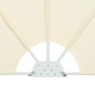 vidaXL Faltbarer Terrassen-Seitenfächer Creme 300×150 cm vidaXL Faltbarer Terrassen-Seitenfächer Creme 300×150 cm