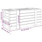 vidaXL Truhe 91x40,5x42 cm Massivholz Kiefer vidaXL Truhe 91x40,5x42 cm Massivholz Kiefer