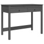 vidaXL Schreibtisch mit Schubladen Grau 100x50x78 cm Massivholz Kiefer vidaXL Schreibtisch mit Schubladen Grau 100x50x78 cm Massivholz Kiefer
