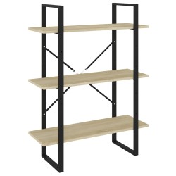 vidaXL Bücherregal Sonoma-Eiche 80x30x105 cm Holzwerkstoff