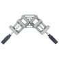 vidaXL Winkelklemme mit 2 Spindel 95 mm Aluminium vidaXL Winkelklemme mit 2 Spindel 95 mm Aluminium