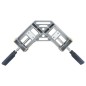 vidaXL Winkelklemme mit 2 Spindel 95 mm Aluminium vidaXL Winkelklemme mit 2 Spindel 95 mm Aluminium