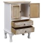 vidaXL Schubladenkommode Weiß 50×30×80 cm Holz vidaXL Schubladenkommode Weiß 50×30×80 cm Holz