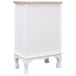 vidaXL Schubladenkommode Weiß 50×30×80 cm Holz vidaXL Schubladenkommode Weiß 50×30×80 cm Holz