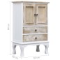 vidaXL Schubladenkommode Weiß 50×30×80 cm Holz vidaXL Schubladenkommode Weiß 50×30×80 cm Holz