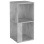 vidaXL Eckregal Betongrau 33x33x67 cm Holzwerkstoff vidaXL Eckregal Betongrau 33x33x67 cm Holzwerkstoff