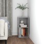 vidaXL Eckregal Betongrau 33x33x67 cm Holzwerkstoff vidaXL Eckregal Betongrau 33x33x67 cm Holzwerkstoff