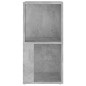 vidaXL Eckregal Betongrau 33x33x67 cm Holzwerkstoff vidaXL Eckregal Betongrau 33x33x67 cm Holzwerkstoff