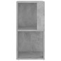 vidaXL Eckregal Betongrau 33x33x67 cm Holzwerkstoff vidaXL Eckregal Betongrau 33x33x67 cm Holzwerkstoff
