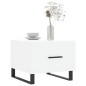 vidaXL Couchtisch Weiß 50x50x40 cm Holzwerkstoff vidaXL Couchtisch Weiß 50x50x40 cm Holzwerkstoff