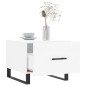 vidaXL Couchtisch Weiß 50x50x40 cm Holzwerkstoff vidaXL Couchtisch Weiß 50x50x40 cm Holzwerkstoff