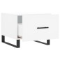 vidaXL Couchtisch Weiß 50x50x40 cm Holzwerkstoff vidaXL Couchtisch Weiß 50x50x40 cm Holzwerkstoff
