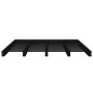 vidaXL Palettenbett Schwarz 150x200 cm Massivholz vidaXL Palettenbett Schwarz 150x200 cm Massivholz