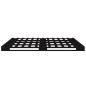 vidaXL Palettenbett Schwarz 150x200 cm Massivholz vidaXL Palettenbett Schwarz 150x200 cm Massivholz
