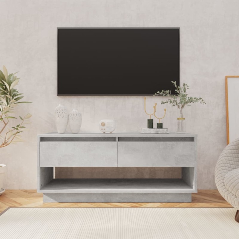 vidaXL TV-Schrank Betongrau 102x41x44 cm Holzwerkstoff vidaXL TV-Schrank Betongrau 102x41x44 cm Holzwerkstoff