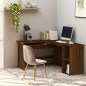 vidaXL Eckschreibtisch Braun Eichen-Optik 120x140x75 cm Holzwerkstoff vidaXL Eckschreibtisch Braun Eichen-Optik 120x140x75 cm Holzwerkstoff