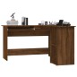vidaXL Eckschreibtisch Braun Eichen-Optik 120x140x75 cm Holzwerkstoff vidaXL Eckschreibtisch Braun Eichen-Optik 120x140x75 cm Holzwerkstoff