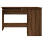 vidaXL Eckschreibtisch Braun Eichen-Optik 120x140x75 cm Holzwerkstoff vidaXL Eckschreibtisch Braun Eichen-Optik 120x140x75 cm Holzwerkstoff