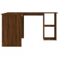 vidaXL Eckschreibtisch Braun Eichen-Optik 120x140x75 cm Holzwerkstoff vidaXL Eckschreibtisch Braun Eichen-Optik 120x140x75 cm Holzwerkstoff