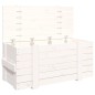 vidaXL Truhe Weiß 91x40,5x42 cm Massivholz Kiefer vidaXL Truhe Weiß 91x40,5x42 cm Massivholz Kiefer