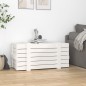vidaXL Truhe Weiß 91x40,5x42 cm Massivholz Kiefer vidaXL Truhe Weiß 91x40,5x42 cm Massivholz Kiefer