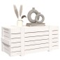 vidaXL Truhe Weiß 91x40,5x42 cm Massivholz Kiefer vidaXL Truhe Weiß 91x40,5x42 cm Massivholz Kiefer