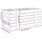 vidaXL Truhe Weiß 91x40,5x42 cm Massivholz Kiefer vidaXL Truhe Weiß 91x40,5x42 cm Massivholz Kiefer