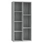 vidaXL Bücherregal Grau Sonoma 50x25x106 cm vidaXL Bücherregal Grau Sonoma 50x25x106 cm