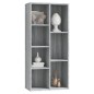 vidaXL Bücherregal Grau Sonoma 50x25x106 cm vidaXL Bücherregal Grau Sonoma 50x25x106 cm