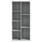 vidaXL Bücherregal Grau Sonoma 50x25x106 cm vidaXL Bücherregal Grau Sonoma 50x25x106 cm
